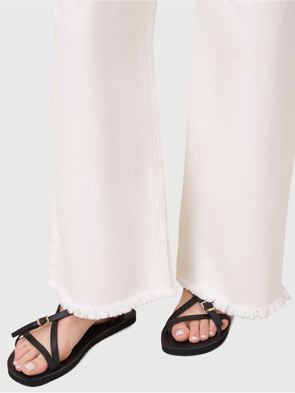 AllSaints Tyla Sandal Black Leather Strappy Flat Sandals EU 37 US 7 NIB
